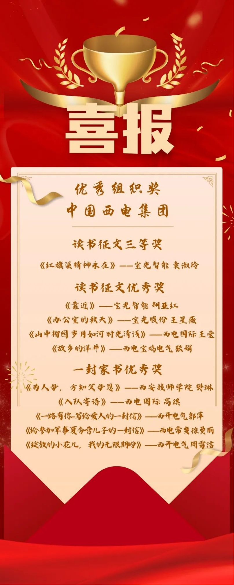 榜上有名！“書(shū)香三八”評(píng)選揭榜，西電巾幗收獲豐碩！